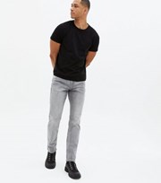 New Look Grey Mid Rise Slim Fit Jeans
